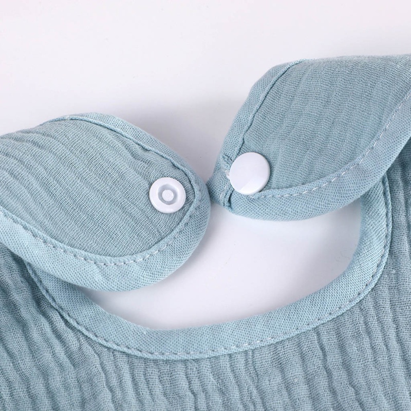 Yếm vải cotton mềm tiện lợi cho bé khi ăn
