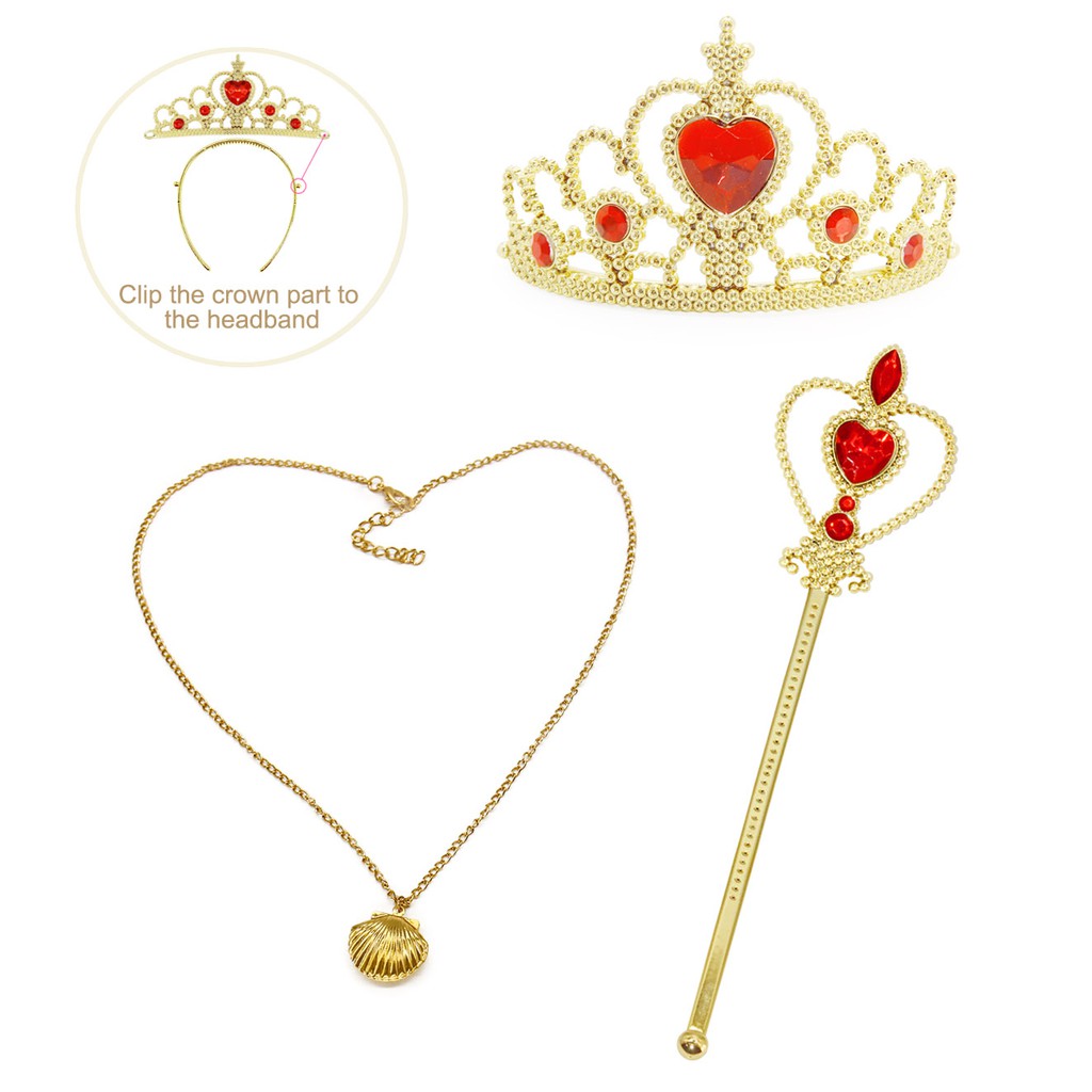 Set đầm công chúa hóa trang tiệc halloween giáng sinh làm quà tặng cho bé gái