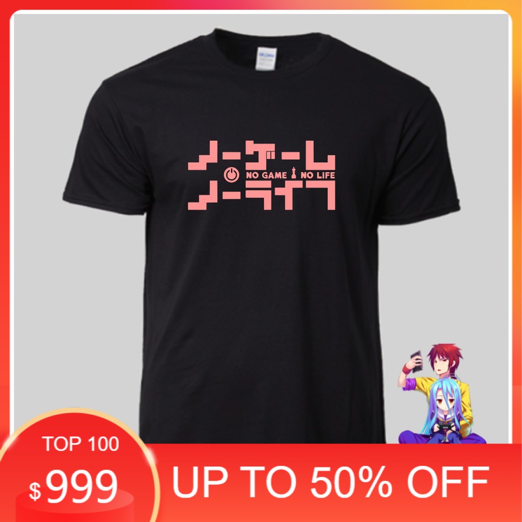 HOT - Áo thun No Game No Life màu đen