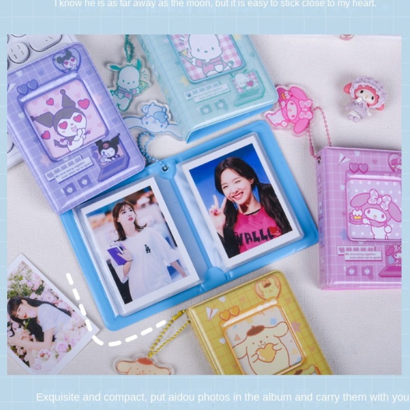 SANRIO Album Ảnh 3 Inch 40 Ngăn Mini In Hình Thần Tượng Dễ Thương