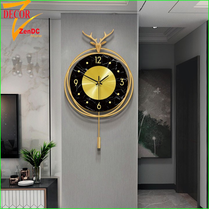 Đồng hồ treo tường đẹp để trang trí phòng khách phòng ngủ - DC011