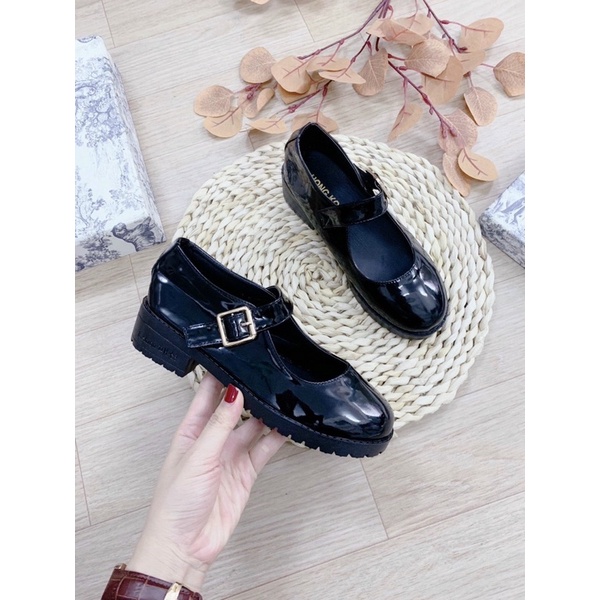 GIÀY DA BÓNG QUAI HẬU SIÊU XINH. MŨI TRÒN