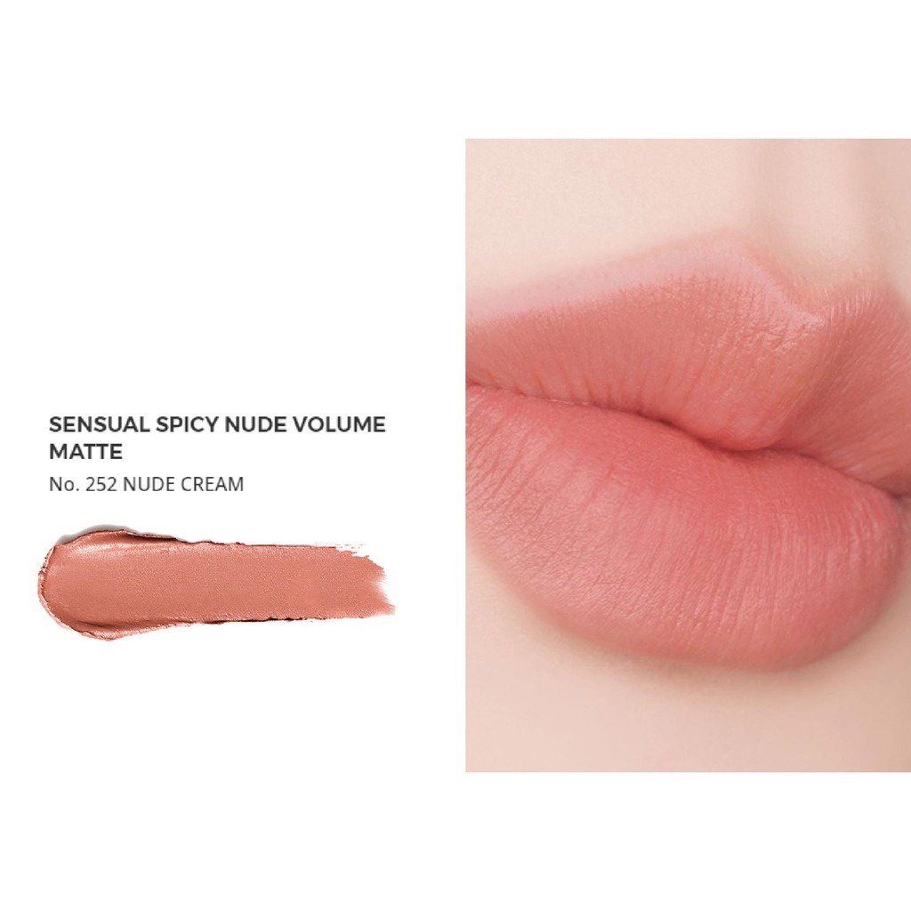 [Mã COSDEP -8% ĐH250k] Son thỏi lì Hera Sensual Spicy Nude Volume Matte