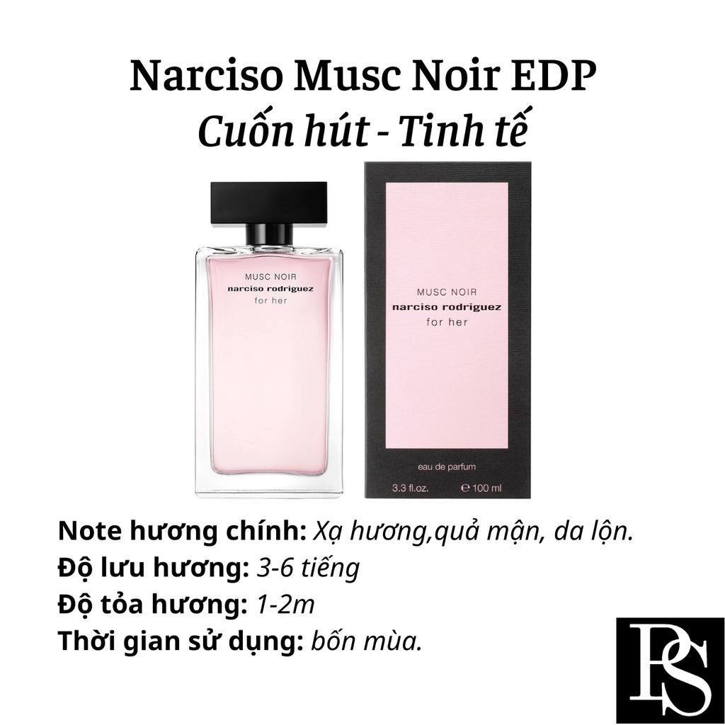 Nước hoa Nữ - Narciso Rodriguez Narciso For Her Musc Noir