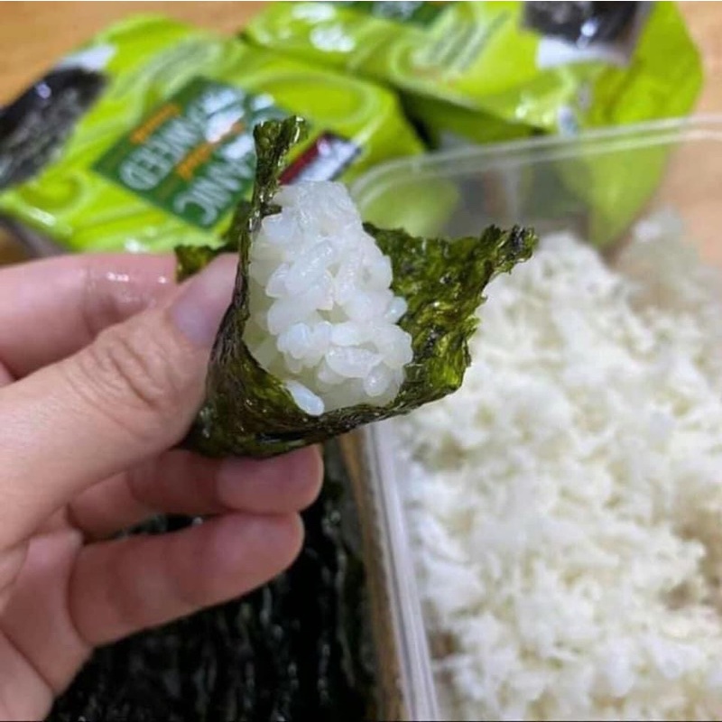 (Date 10/22) RONG BIỂN KIRKLAND ORGANIC SEAWEED MỸ 10 gói