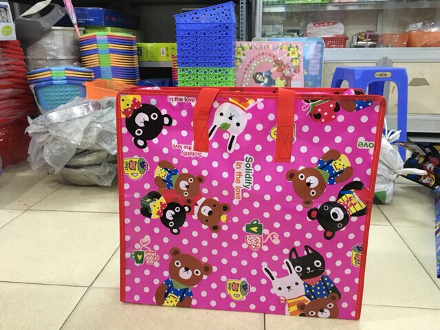 TÚI DỨA BẠT đủ  Đủ size lớn nhỏ 💝 FREESHIP 💝 Túi Đựng Đồ Có Khóa Dây Kéo Tiện Lợi Thích hợp Đựng Quần Áo, chăn màn