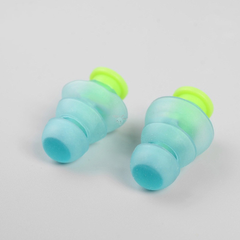 Cặp nút bịt tai chống ồn bằng silicon tiện dụng cho giấc ngủ/ làm việc