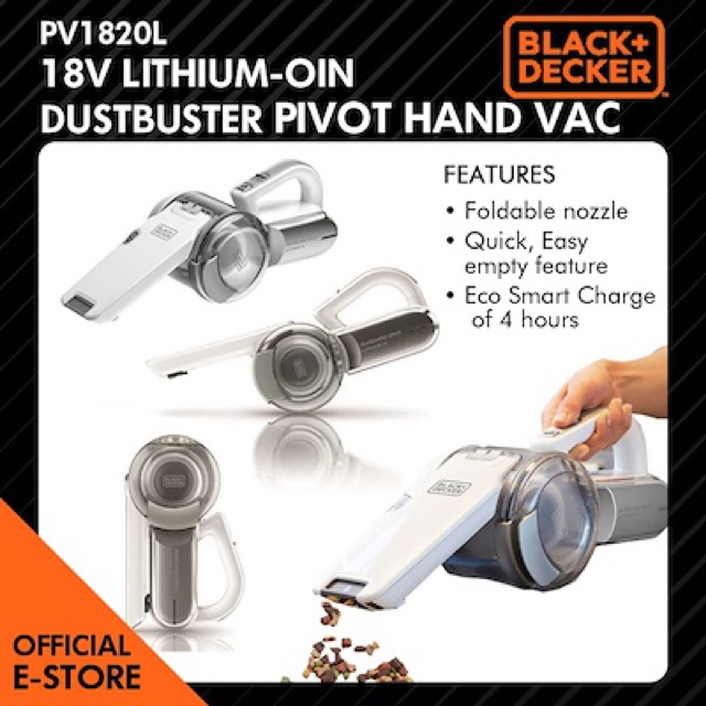 PV1820LF Máy hút bụi dùng pin 18v chính hãng Black &amp; decker