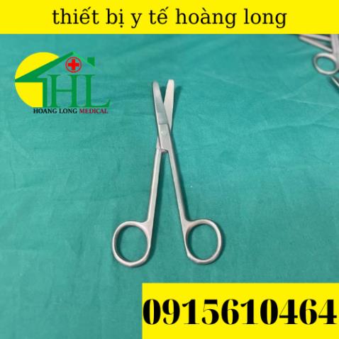 Kéo Y Tế , Kéo Cong 2 Đầu Tù 18cm Sắc Bén Hàng Loại 1 Pakistan