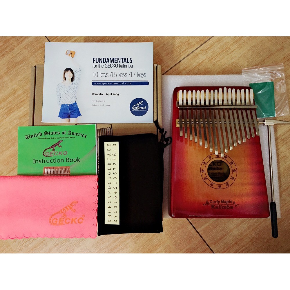 Đàn Kalimba 17 phím Gecko MC-S giá rẻ - Thumb Piano 17 keys - HÀNG CÓ SẴN