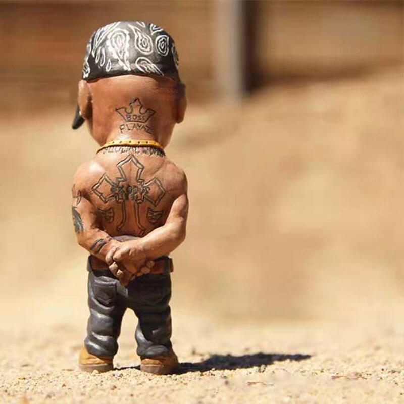 Set 2 Mô Hình Nhân Vật Rapie Trong Shakur B.I.G. Notorious Biggie Dùng Để Trang Trí