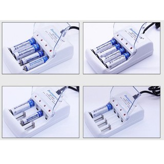 Combo bộ sạc Doublepw kèm 4 bin tiểu sạc