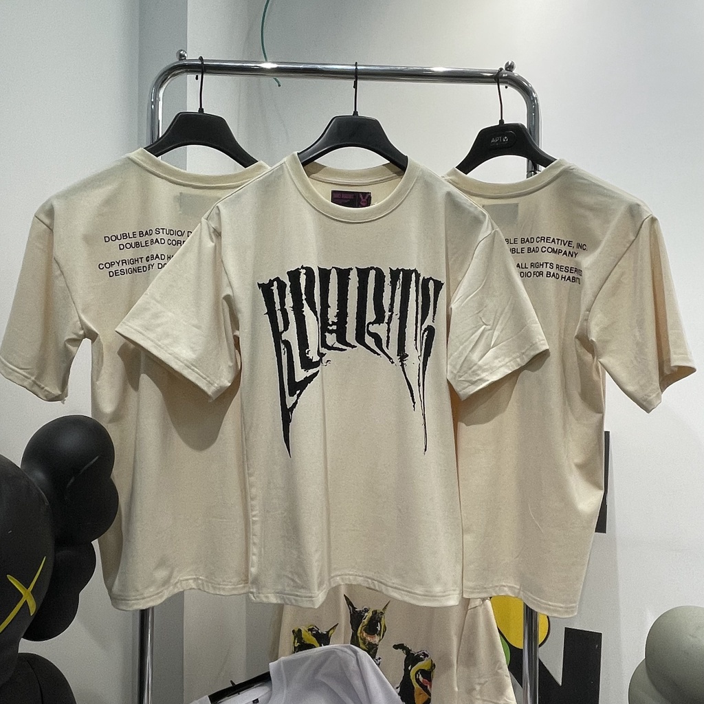 Áo thun unisex bad habits DRIP TEE phom rộng tay lỡ dành cho nam nữ local brand phong cách Ulzzang - Gin Store