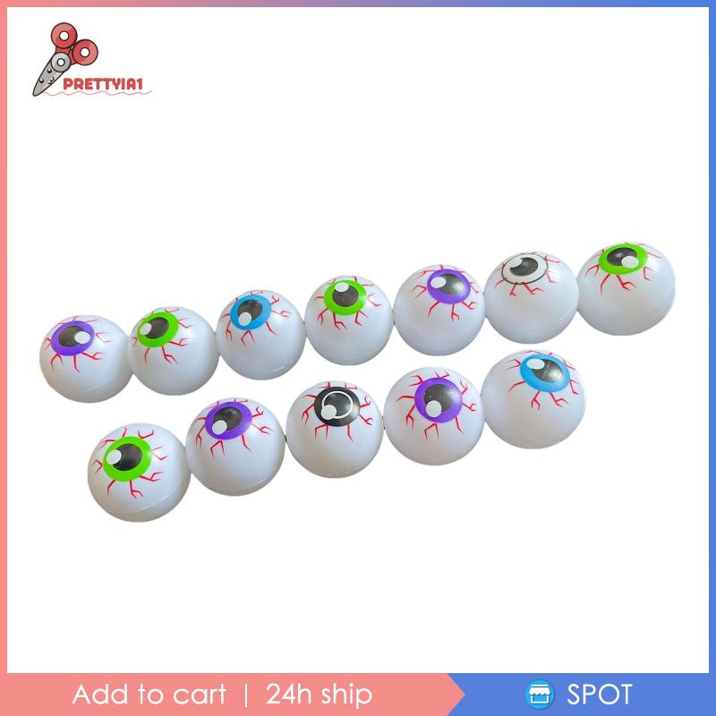 1 [Prettyia1] Mắt Nhựa Hóa Trang Halloween Cho Búp Bê