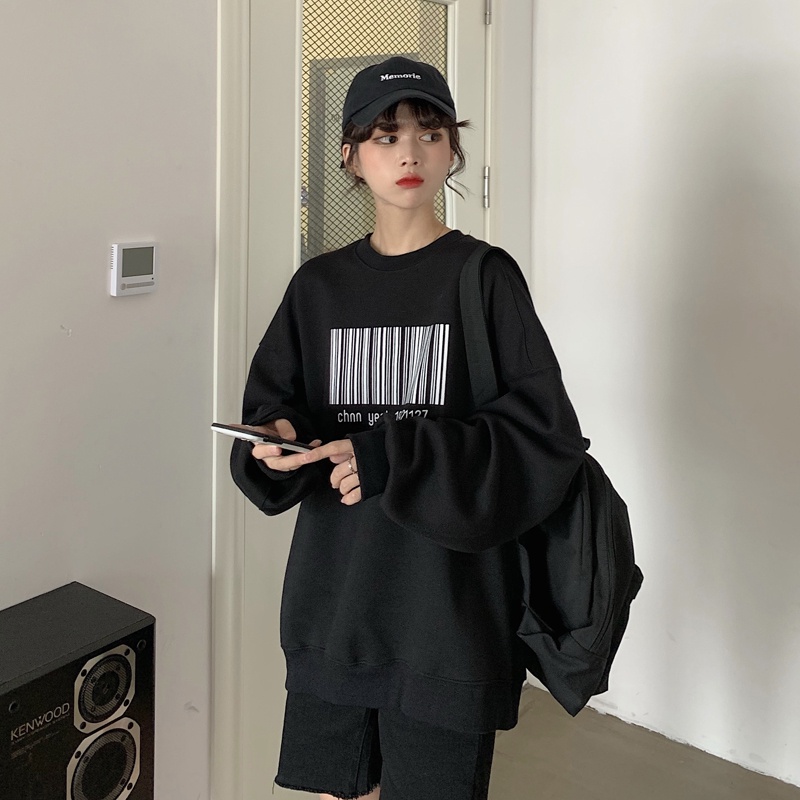 【Guimi】Áo Sweater In Họa Tiết Mới Thời Trang Thu Đông Cho Nữ | BigBuy360 - bigbuy360.vn