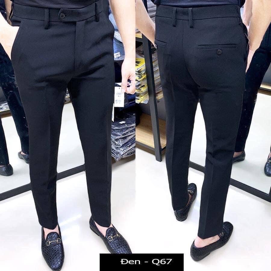 Quần Âu Nam Hado Dáng Côn Đẹp, Quần Tây Nam Vải Tuyết Mưa Co giãn Phong Cách Nam Tính | BigBuy360 - bigbuy360.vn