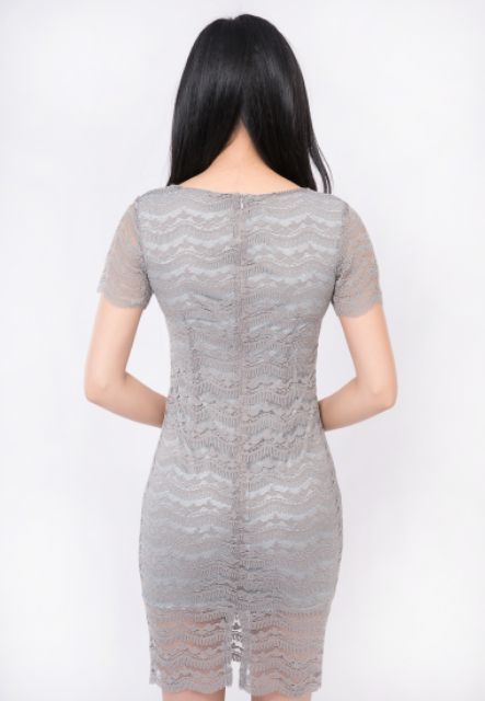 Zerasy - Đầm ôm body tay ngắn