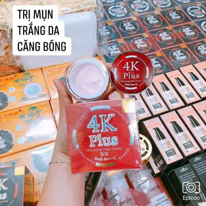 Kem Face 4K plus Goji Berry (đỏ) 5x chính hãng Thái