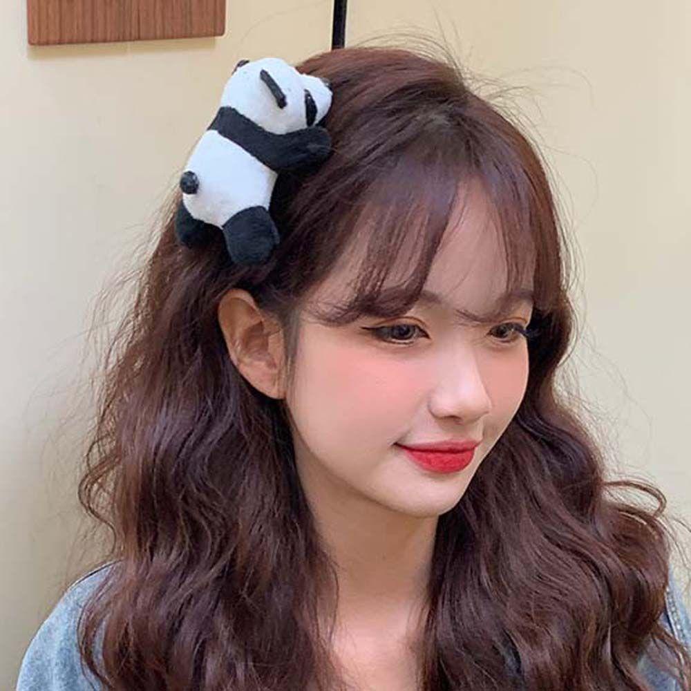 Băng Đô Cài Tóc Hình Gấu Trúc Hoạt Hình Dễ Thương Cho Nữ