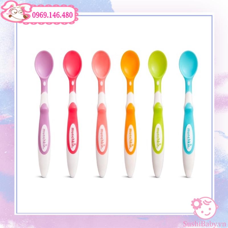 Thìa nhựa Munchkin cho bé ăn dặm tách lẻ 1 chiếc