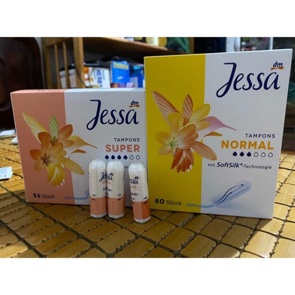 Băng vệ sinh dạng ống Tampon Jessa, OB nội địa Đức - Shop Melyca