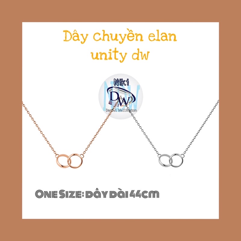 dây chuyền vòng cổ D.w elan unity auth 100%