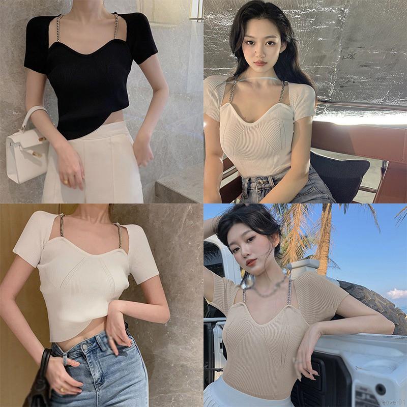 Áo Thun Nữ Ngắn Tay Cổ Tròn Thời Trang | BigBuy360 - bigbuy360.vn