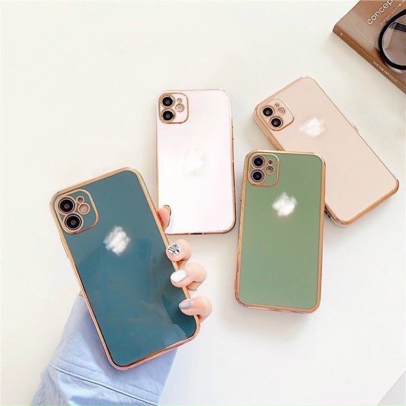 Ốp dẻo viển màu cạnh vuông iphone X/XS/XS MAX/11/11 PRO MAX/12/12 pro/12 pro max