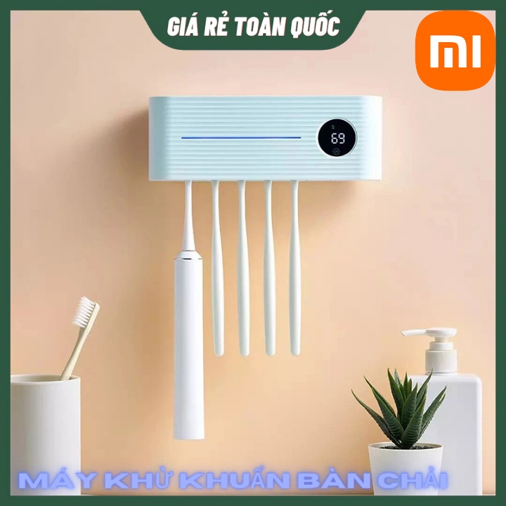 Máy Khử Khuẩn Bàn Chải Đánh Răng Tự Động Xiaomi Khử Trùng Bằng Tia UV - Diệt Đến 99% Hàng Chính Hãng