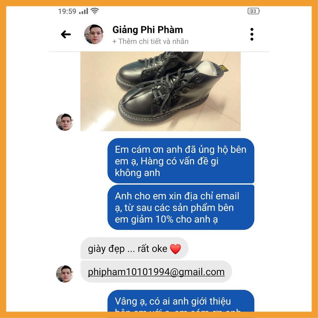 Giày da nam Comback cổ cao phong cách, giày boot nam công sở cao cấp hàn quốc