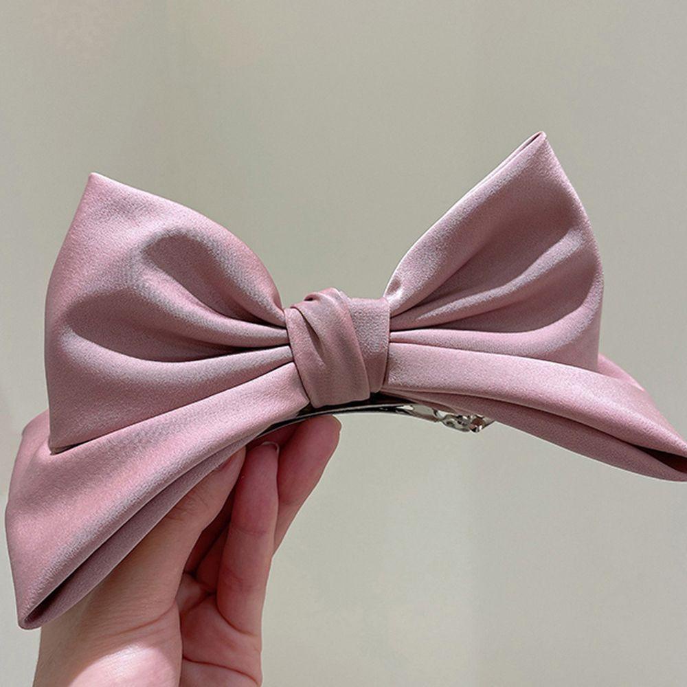 Kẹp Tóc Hình Nơ Cỡ Lớn Thời Trang Mùa Hè Pháp Cổ Điển Dành Cho Bạn Nữ VANES1