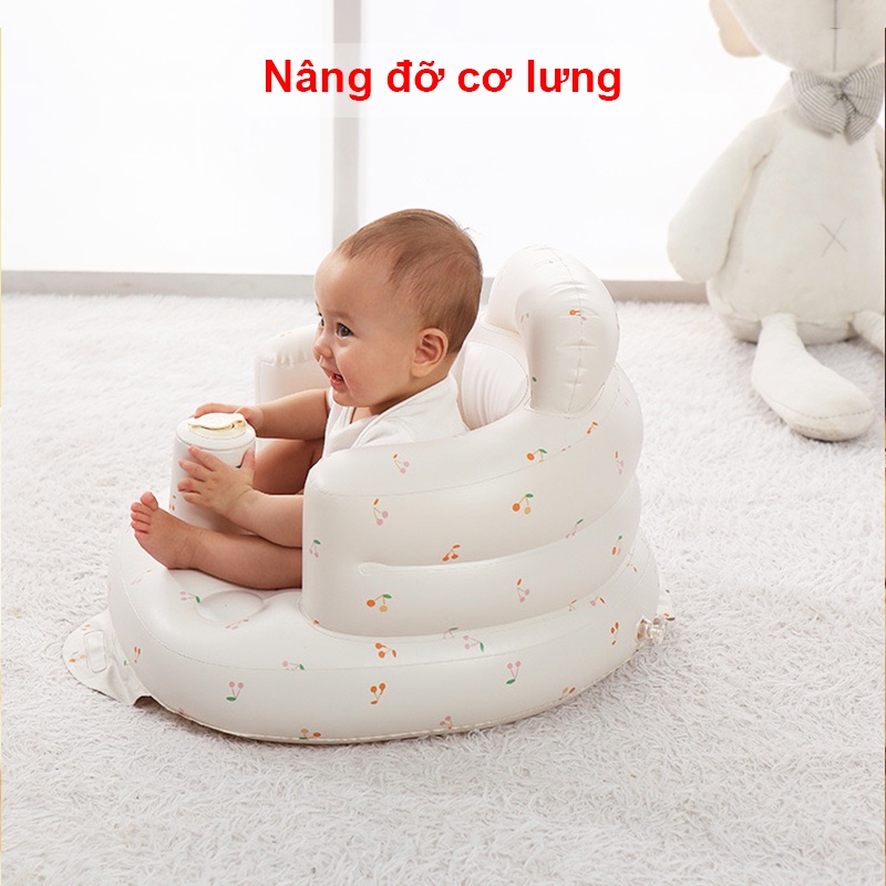 Ghế hơi tập ngồi cho bé chống ngã cao cấp Baby-S, Ghế phao tập ngồi cho bé phong cách Hàn Quốc – SSS031
