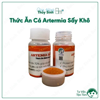 Thức ăn cá artemia sấy khô | thức ăn cho cá bột, cá nhỏ | 8m2