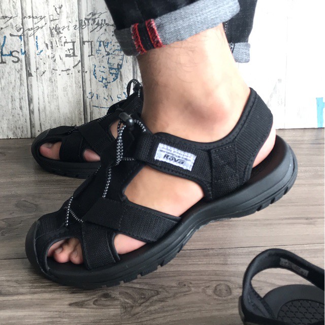 giảm sandal nam Giày sandal nam bít mũi đi dã ngoại, đi phượt hiệu Rova RV626B - MOL VN - BẢO HÀNH 12 THÁNG