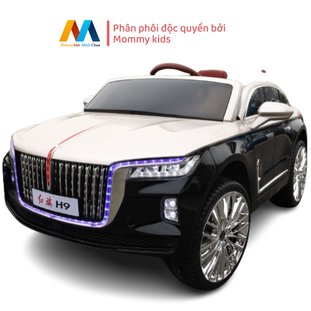 Xe ô tô điện MOMMYKIDS MOMMYKIDS MINH CHÂU cho bé 4 động cơ Hongqi H9, Mayback dành cho trẻ từ 1- 12 tuổi