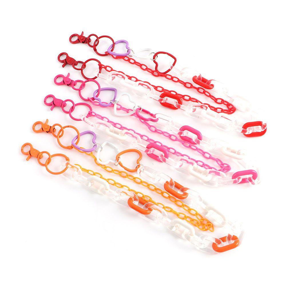 Dây Thắt Lưng Hai Lớp Màu Ngà Hình Trái Tim Phong Cách Hip Hop Punk Cá Tính