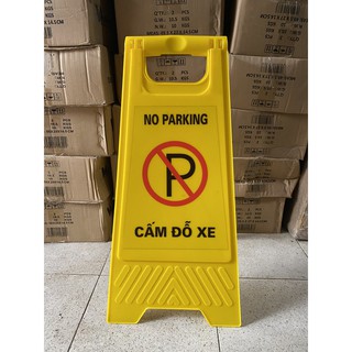 Biển chữ Cảnh báo chữ A chú ý cấm đỗ xe