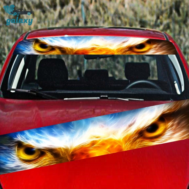 Miếng dán Vinyl trong suốt dùng trang trí kính chắn gió phía trước của xe ô tô