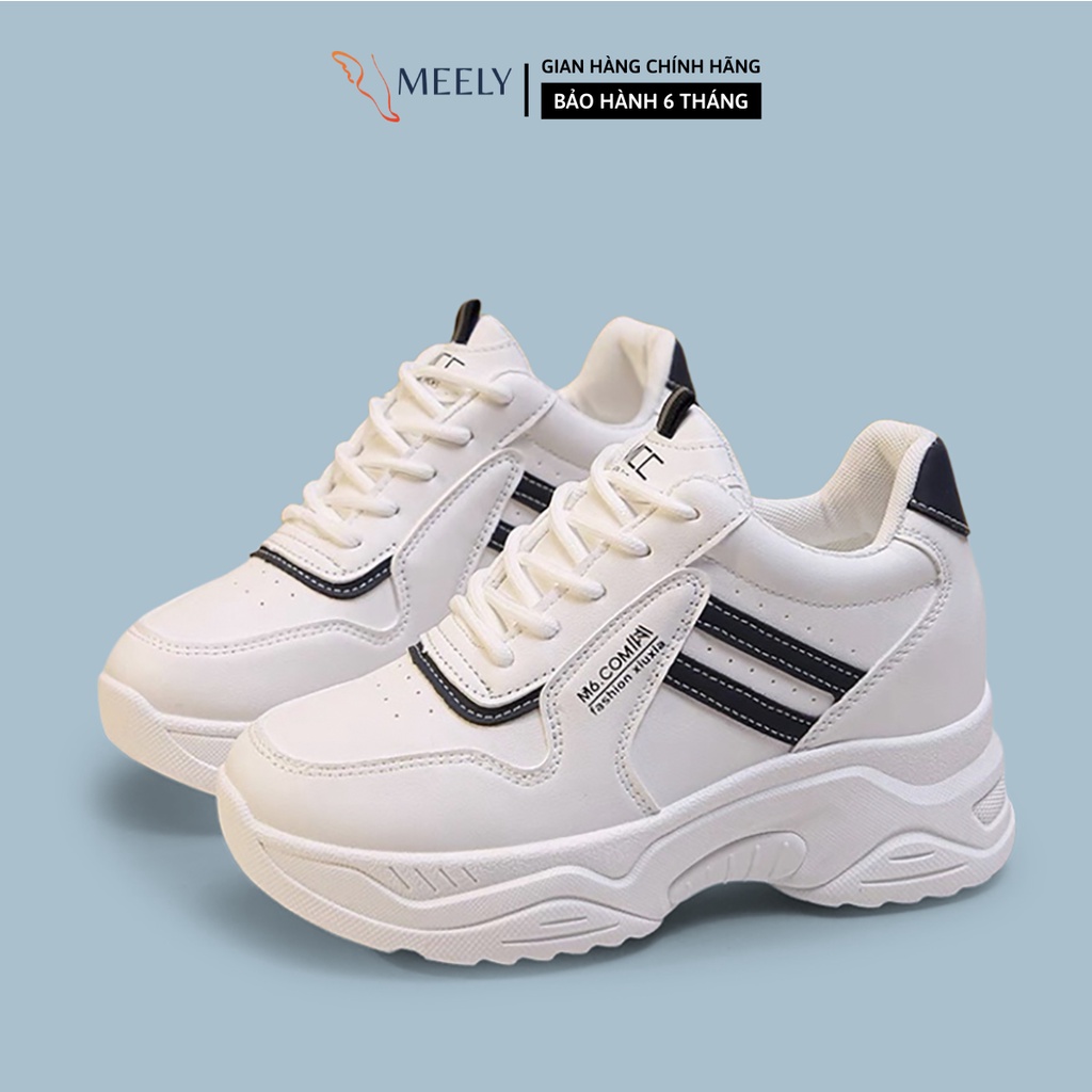 Giày Thể Thao Nữ Độn Đế MEELY Sneaker Ulzzang Tôn Dáng - CKP523