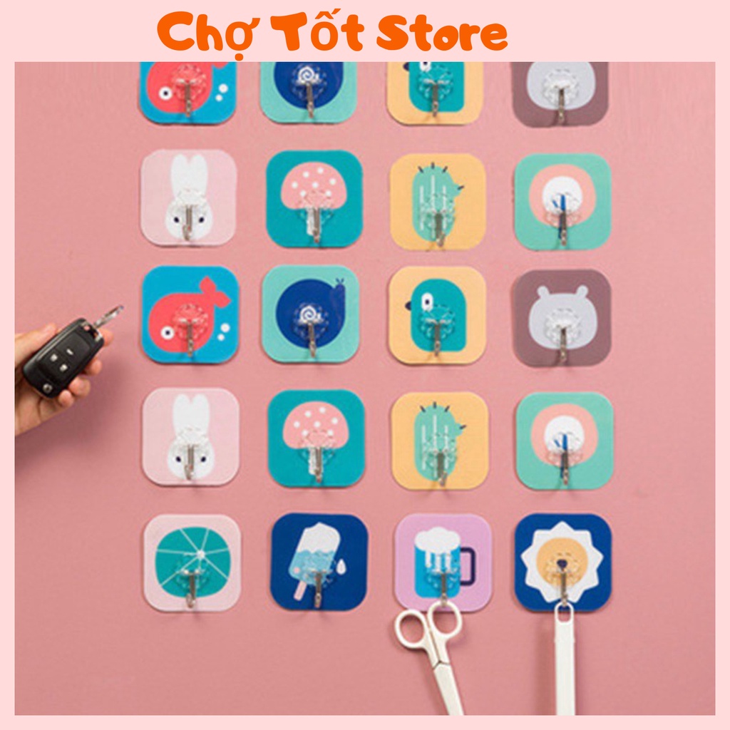 SET 10 MÓC DÁN TƯỜNG BẢN TO DÀY DẶN 88072 Chợ Tốt Store
