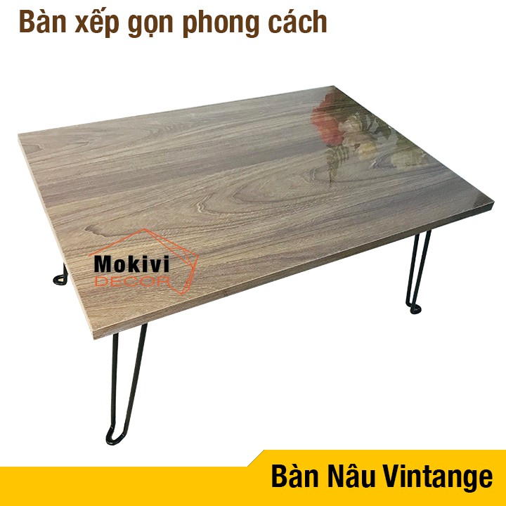 Bàn học, làm việc, bàn laptop xếp gọn - PHONG CÁCH - Phục vụ học tập giải trí thoải mái