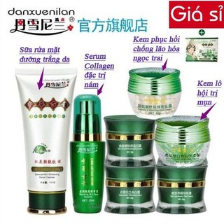 [Xã kho ] Bộ hoàng cung xanh set 7 món chính hãng 100%