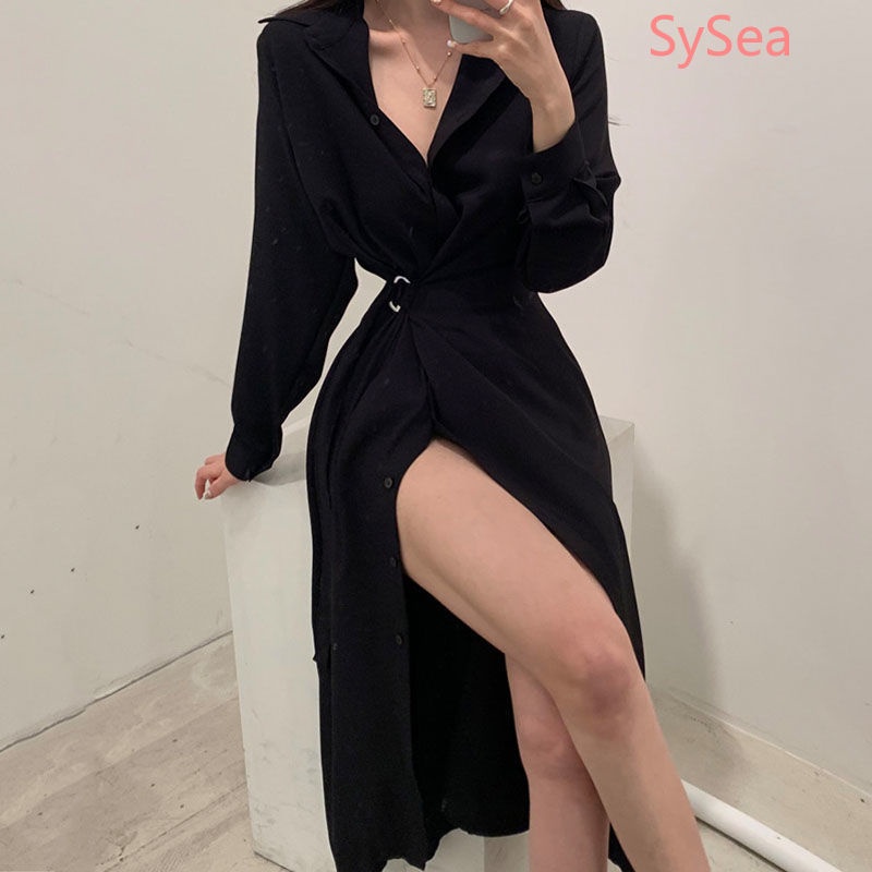 Đầm Polo Phối Dây Rút Thời Trang Mùa Hè Hàn Quốc Cho Nữ