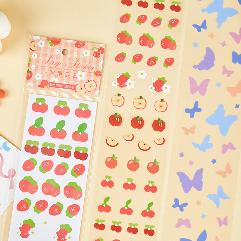 Flowertree Sticker Miếng dán nhiều màu sắc trang trí cho nhật ký