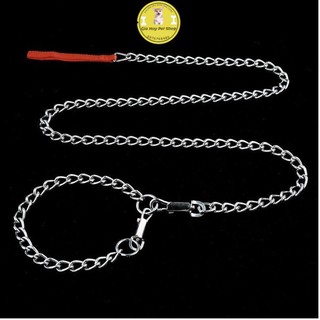 (COMBO) Dây Xích Cho Chó Kèm Vòng Cổ, Dây Dắt Chó Inox - Gia Huy Pet Shop