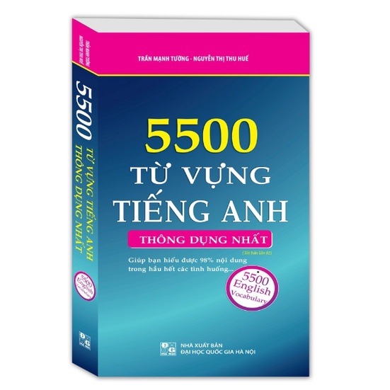 Sách - 5500 từ vựng tiếng Anh thông dụng nhất (tái bản 02)