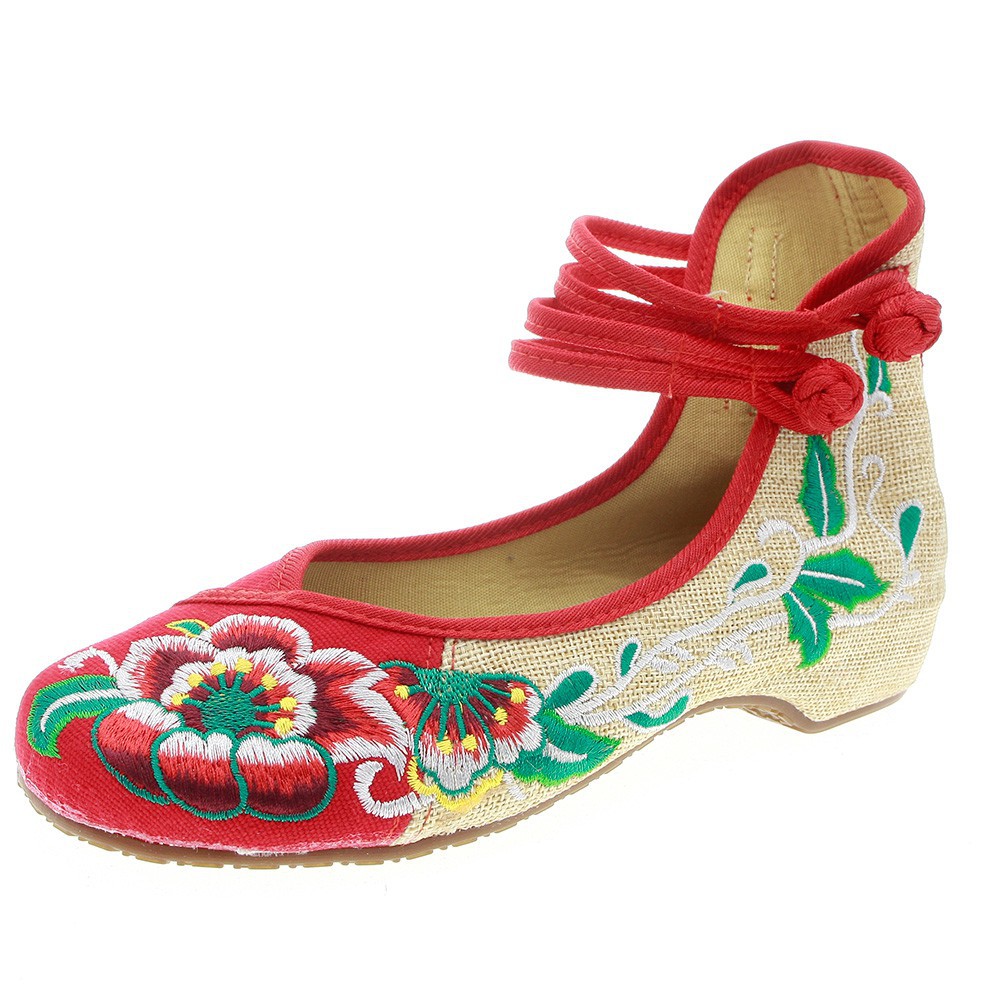 Giày thêu Trung Hoa phong cách vintage | BigBuy360 - bigbuy360.vn