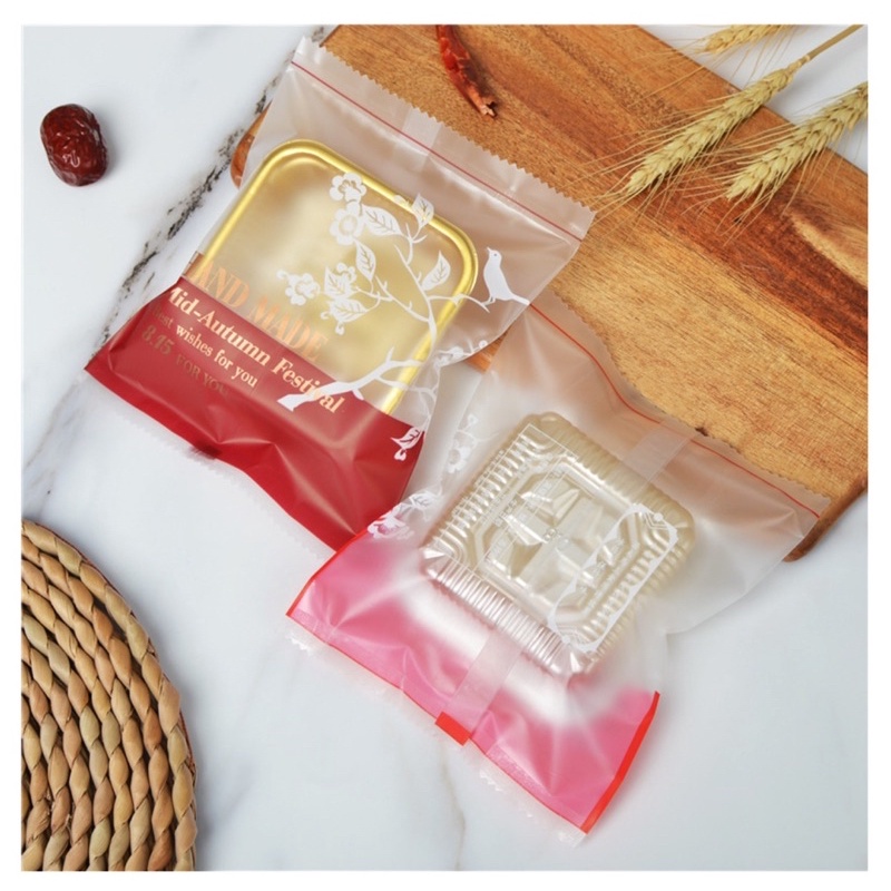 [Mẫu Mới] 10 Túi đựng bánh trung thu 100-125g (MS14-không kèm khay)