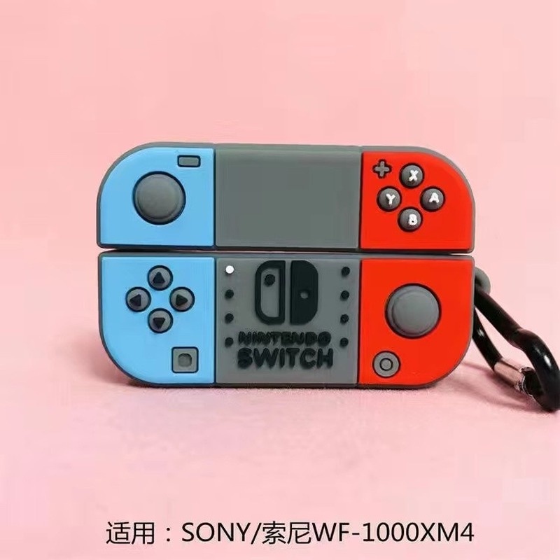 Vỏ Bọc Bảo Vệ Hộp Sạc Tai Nghe Sony WF-1000 XM4 Hình Cá Mập