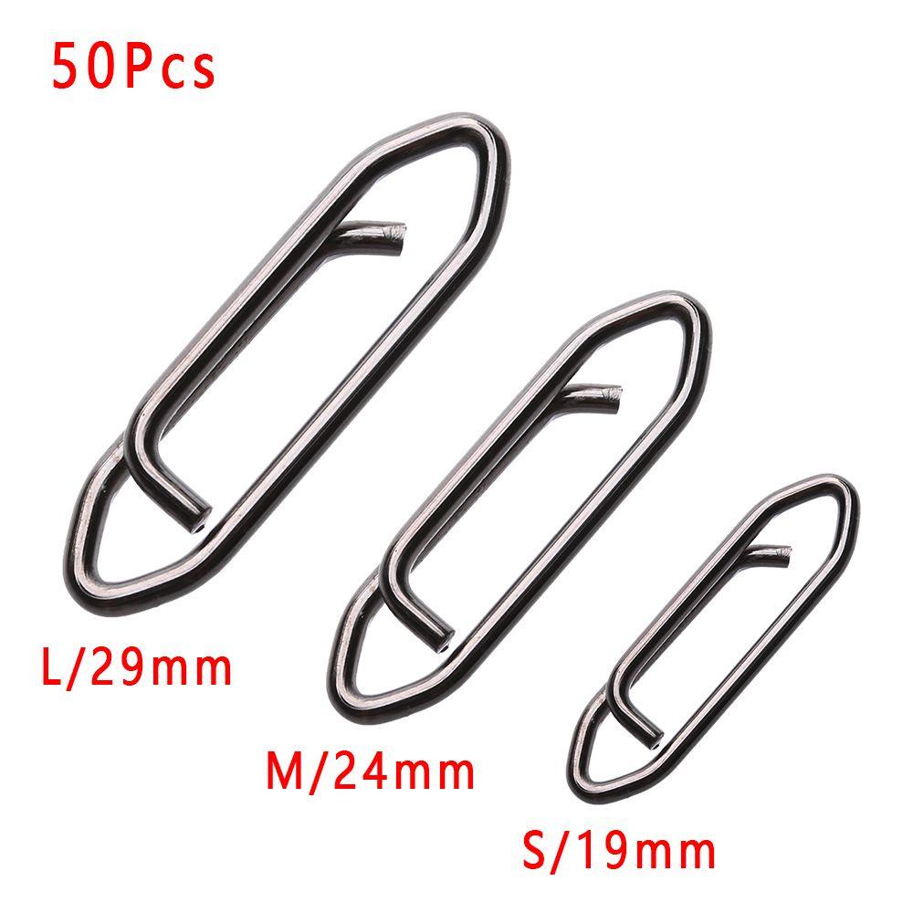 Set 50 Phụ Kiện Kết Nối Dây Câu Cá Bằng Thép Không Gỉ Chất Lượng Cao